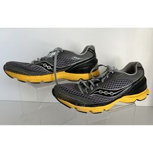 Saucony‎ Shoes Mens Gray Yellow Sz 11 Shadow Genesis Sneakers 25105-3 Running
